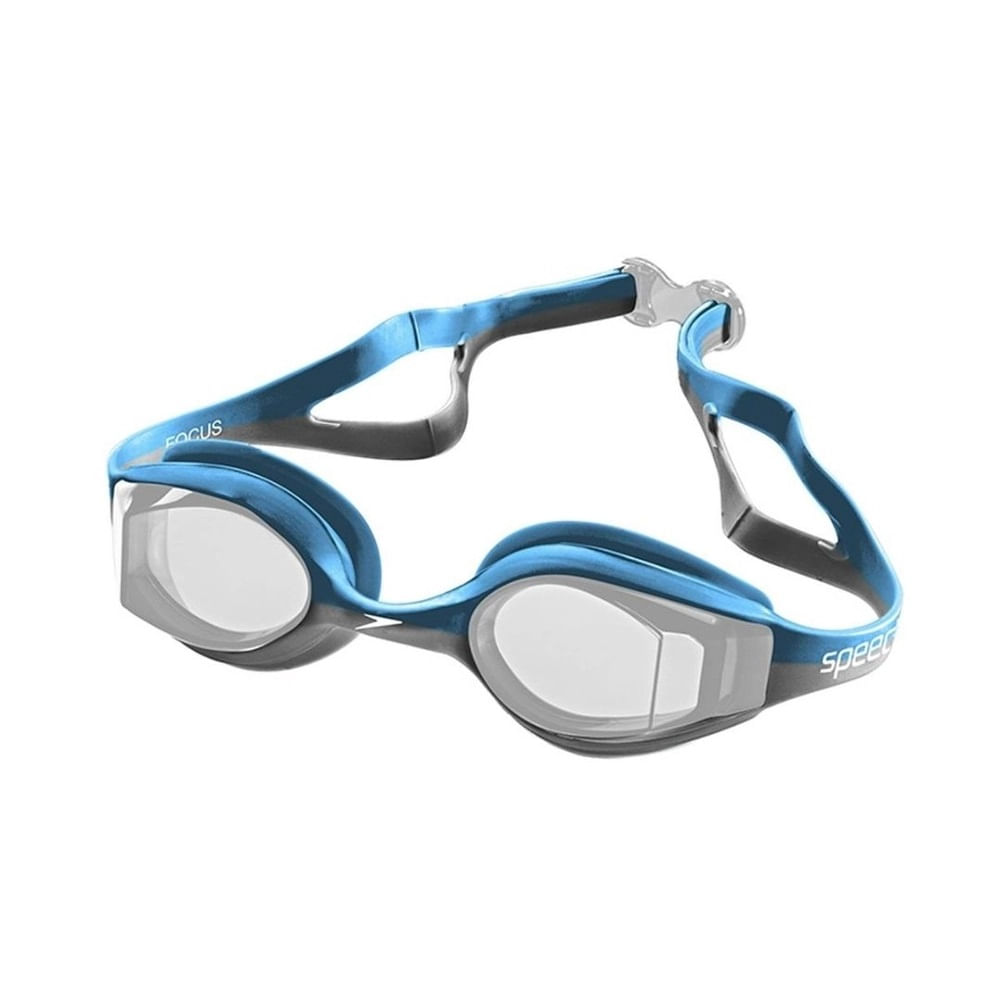 Óculos De Natação Speedo Focus Unissex - Azul/Cristal