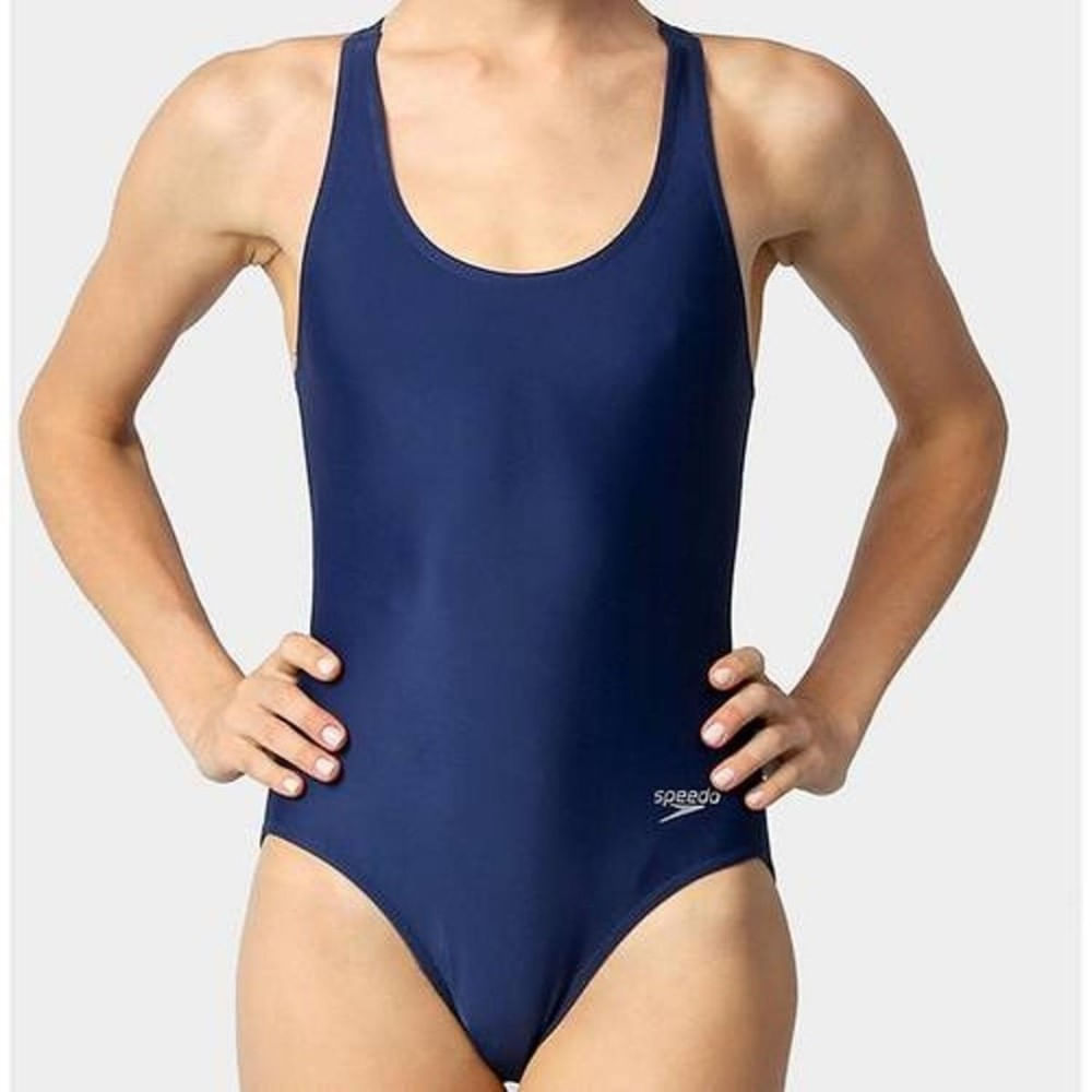 Maiô Speedo Racerback Feminino - Azul Marinho