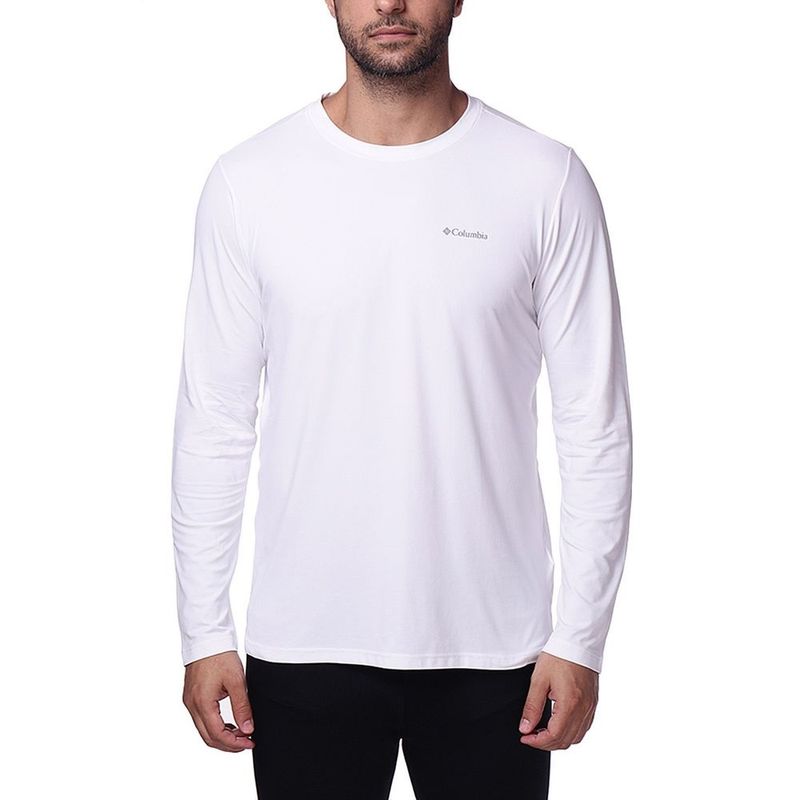 Camiseta-Manga-Longa-Columbia-M-L-Neblina-Masculina---Branco