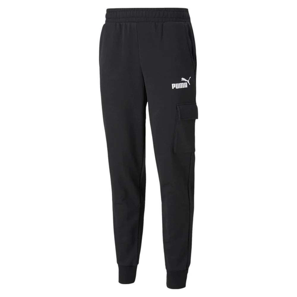 Calça Puma Cargo Essentials Masculina - Preta