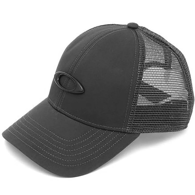 Bone-Oakley-Metal-Ellipse-Masculino---Cinza-Escuro