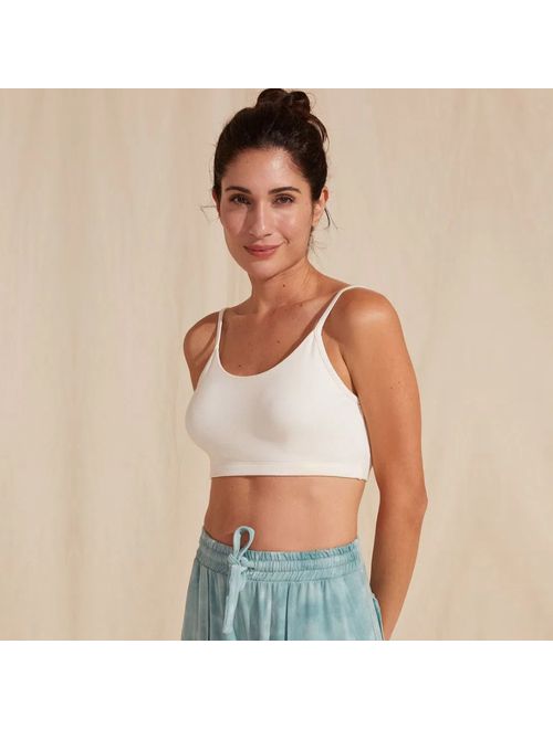 Top Alça Fina Bambu Comfort - Off White