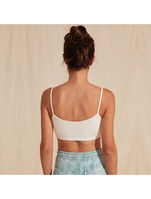Top Alça Fina Bambu Comfort - Off White