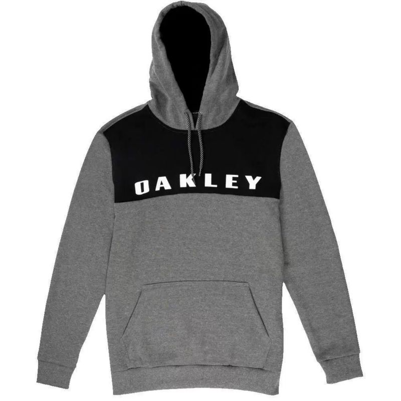 Moletom-Oakley-Sport-Masculino---Grafite-Preto