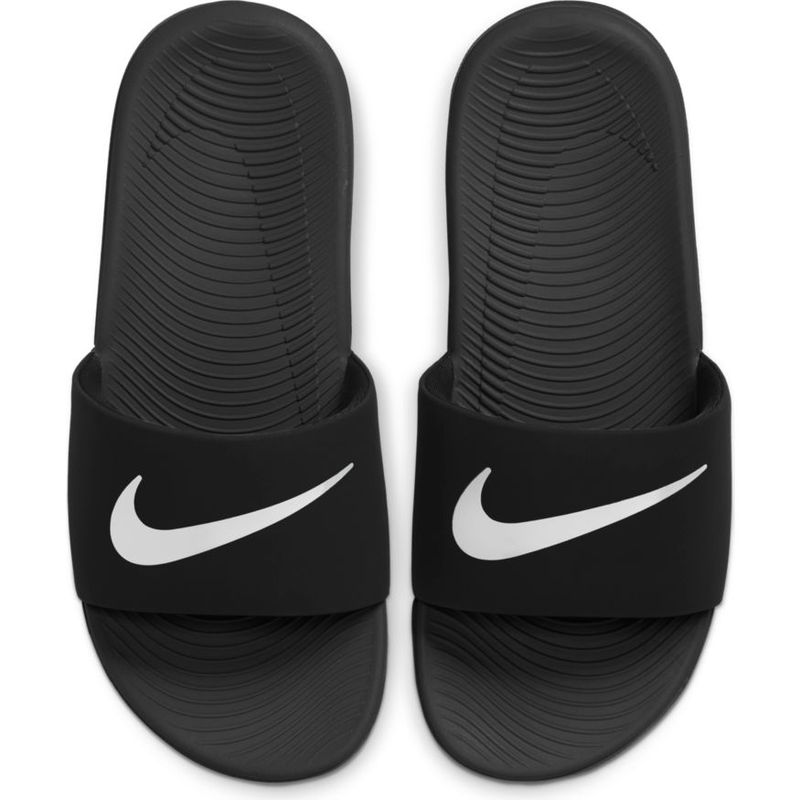 Chinelo-Nike-Kawa-Slide-Gs-Ps-Infantil---Preto-Branco
