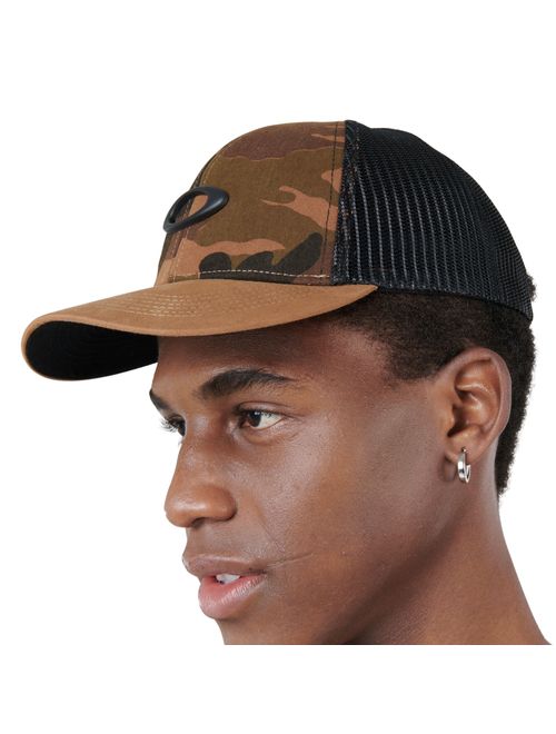 Boné Oakley Metal Ellipse Camo Masculino - Caqui