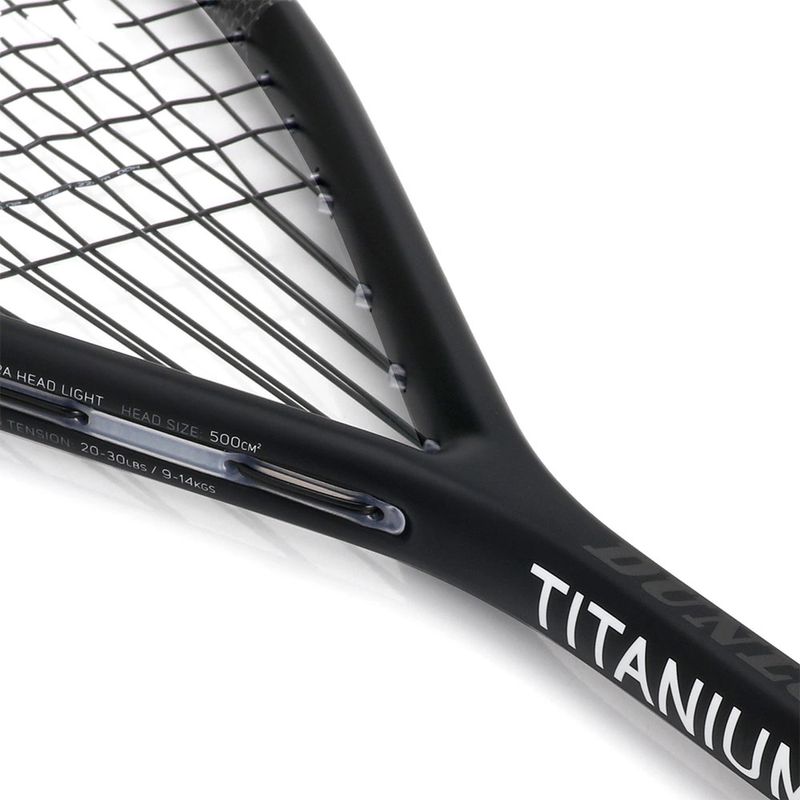 Raquete-De-Squash-Dunlop-Blackstorm-Titanium-Unissex---Preta-Prata