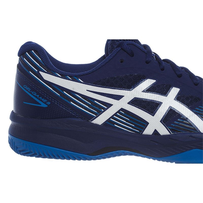 Tenis-Asics-Gel-Game-8-Clay-Oc-Masculino---Azul-Marinho-Branco