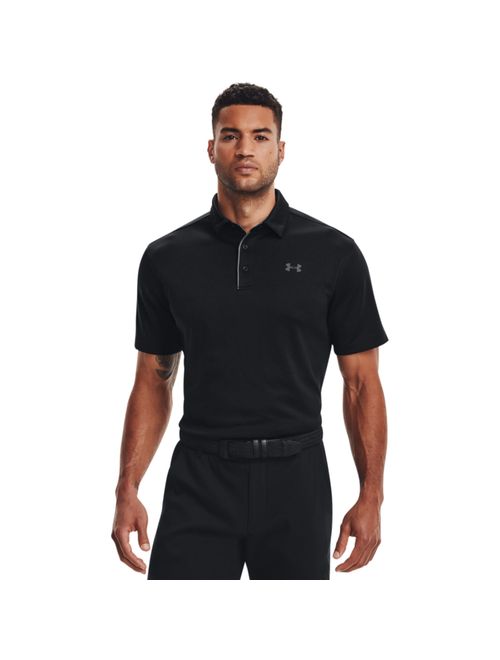 Camisa Polo Golfe Under Armour Tech Masculina - Preta