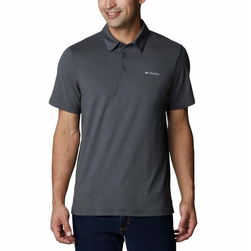 Polo-Columbia-Tech-Trail-Masculina---Grafite