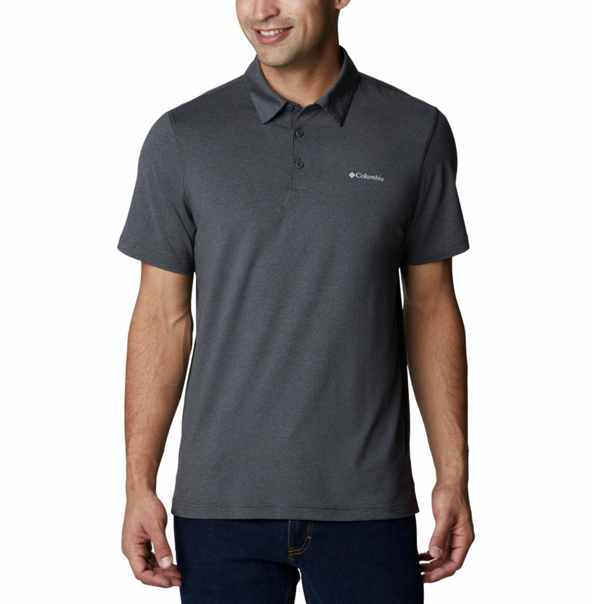 Polo Columbia Tech Trail Masculina - Grafite
