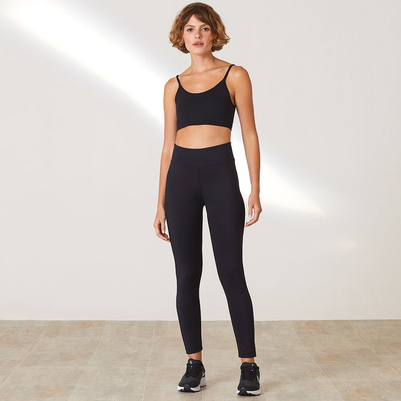 Yoga Basic Calças Leggings Esportivas Femininas Com Cintura Larga