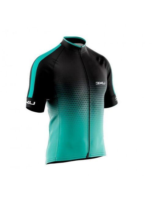 Camisa Refactor 3Xu Huracan Masculina - Preta/Azul