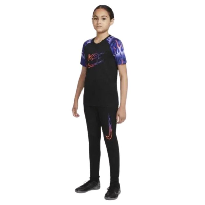 Camiseta-Nike-Dri-Fit-Kylian-Mbappe-Infantil---Preta