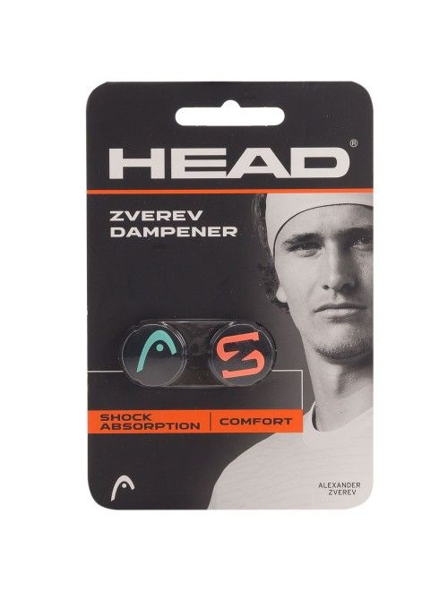 Antivibrador Head Zverev Dampner Unissex - Verdeágua/Vermelho