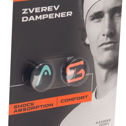 Antivibrador-Head-Zverev-Dampner---Unissex---Verde-Agua-Vermelho