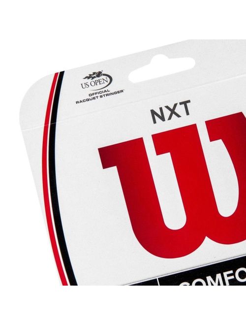 Corda Para Raquete Wilson Nxt 16L 1.30Mm Cartela Set Individual Unissex - Preta