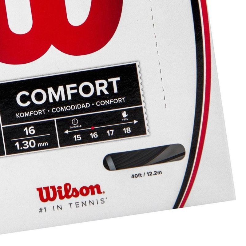Corda-Para-Raquete-Wilson-Nxt-16L-1.30Mm-Cartela-Set-Individual-Unissex---Preta