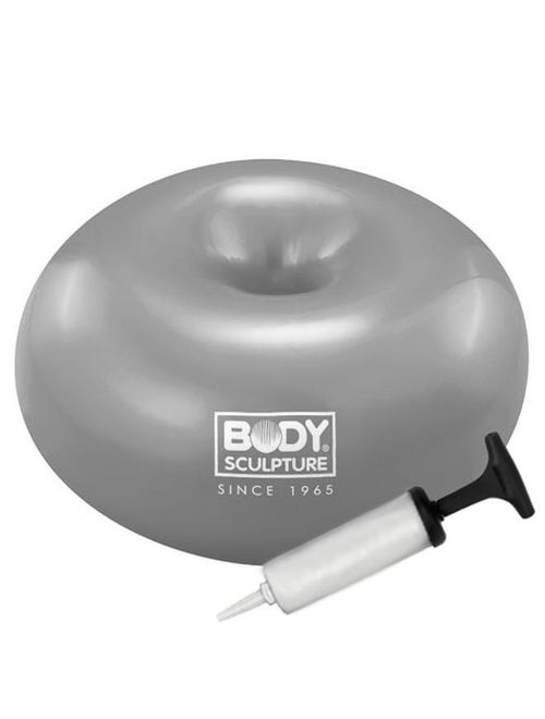 Bola Pilates Body Sculpture Donut Gym Ball 50Cm Unissex - Prata