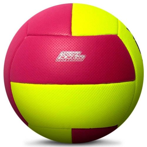 Bola Vôlei Praia Penalty Pro X Unissex - Amarela/Roxa