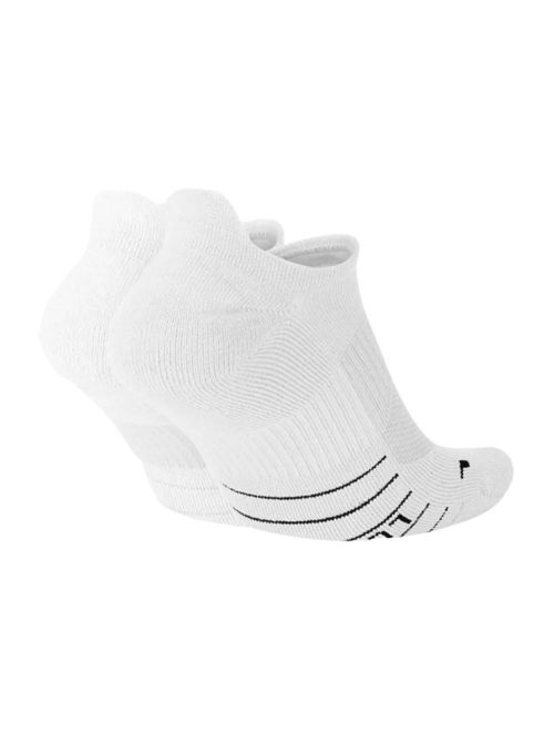 Kit Meias Nike Multiplier 2 Pares Unissex - Branca