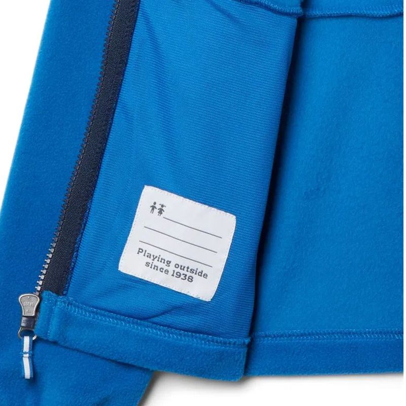 Jaqueta Columbia Fleece Fast Trek III Infantil - Azul - Bayard Esportes