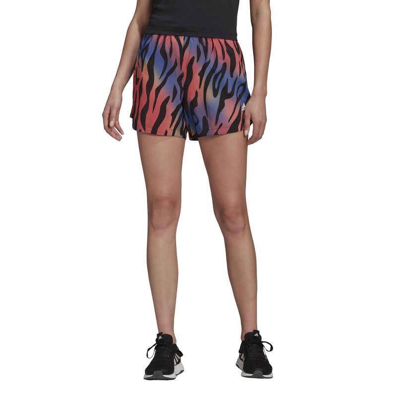 Shorts Adidas Tiger Print Feminina - Estampado