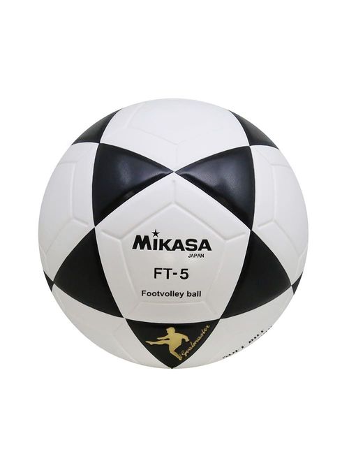Bola Futevôlei Mikasa Ft5 Padrão Fifa Unissex - Preta/Branca