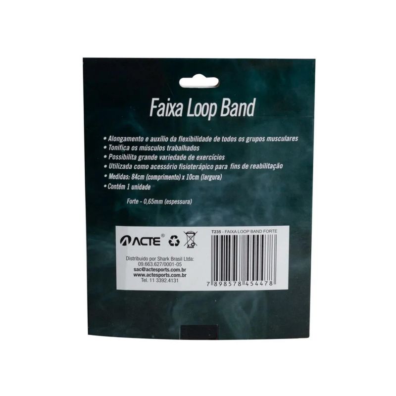 Faixa-Loop-Band-Forte-Acte-Unissex---Cinza