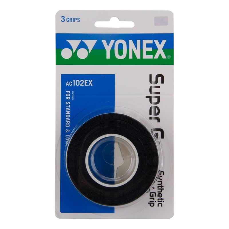 Overgrip Yonex Super Grap 3 Unidades Unissex - Preto