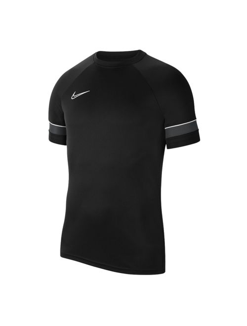 Camisa Nike Dri Fit Academy 21 Infantil - Preta/Cinza