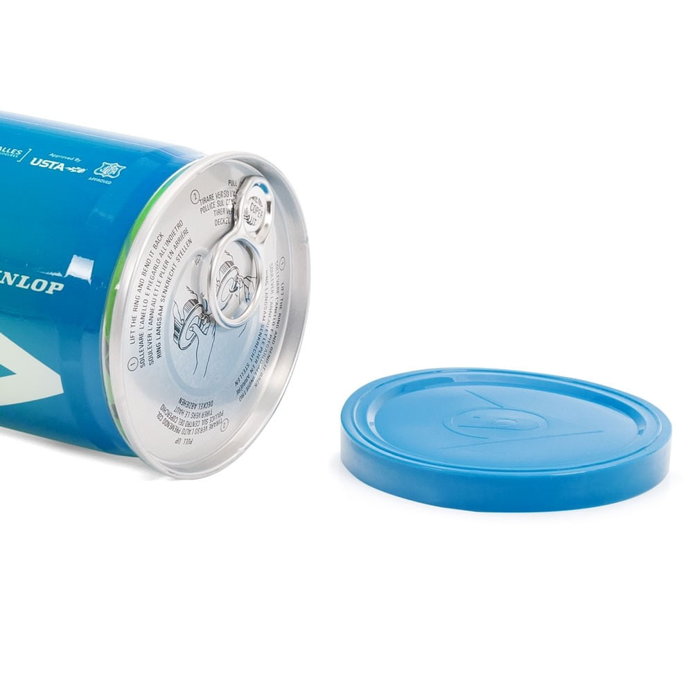 Bola Dunlop Australian Open Tubo Com 3 Bolas Unissex - Amarela