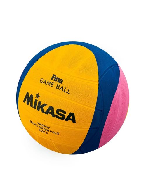 Bola Polo Aquático Mikasa Oficial W6000W Unissex - Amarela/Azul