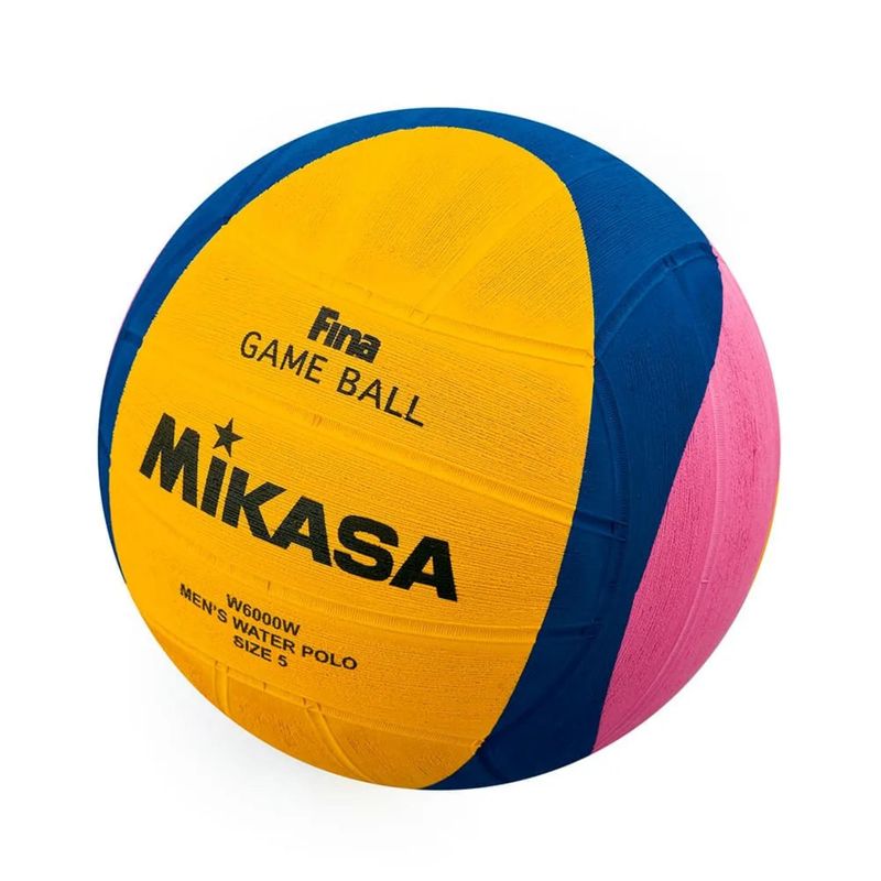 Bola-Oficial-De-Polo-Aquatico-Mikasa-W6000W-Unissex---Amarela-Azul