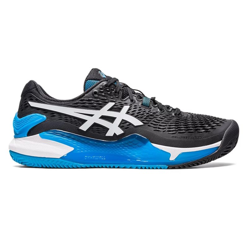 Tenis-Asics-Gel-Resolution-9-Clay-Masculino---Preto-Azul-