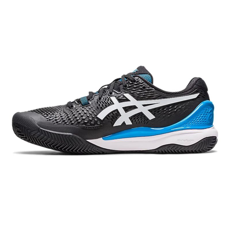 Tenis-Asics-Gel-Resolution-9-Clay-Masculino---Preto-Azul-