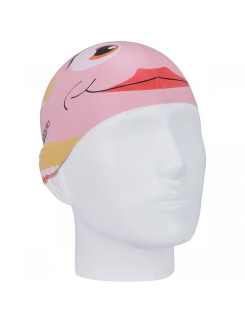Touca De Natação Speedo Fish Cap Infantil - Rosa/Coral