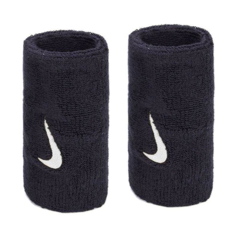 Munhequeira-Nike-Double-Wristband-Unissex---Azul-Marinho-Branca