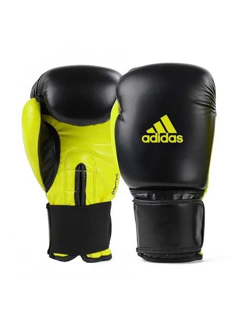 Luva De Boxe Adidas 100 Colors Infantil - Preta/Amarela