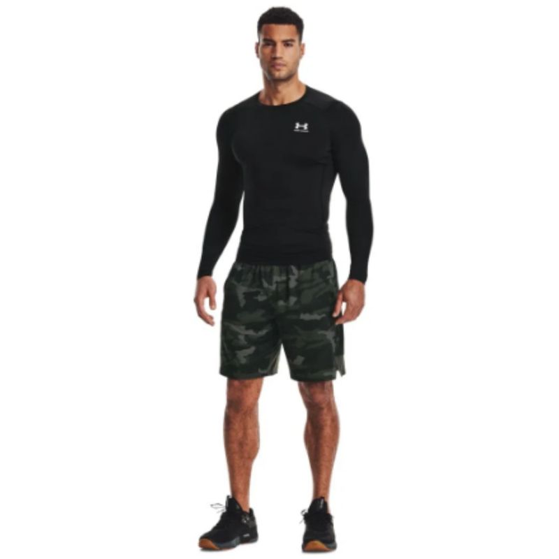 Camiseta De Compressão Under Armour Hg Comp Ls Masculina - Preta