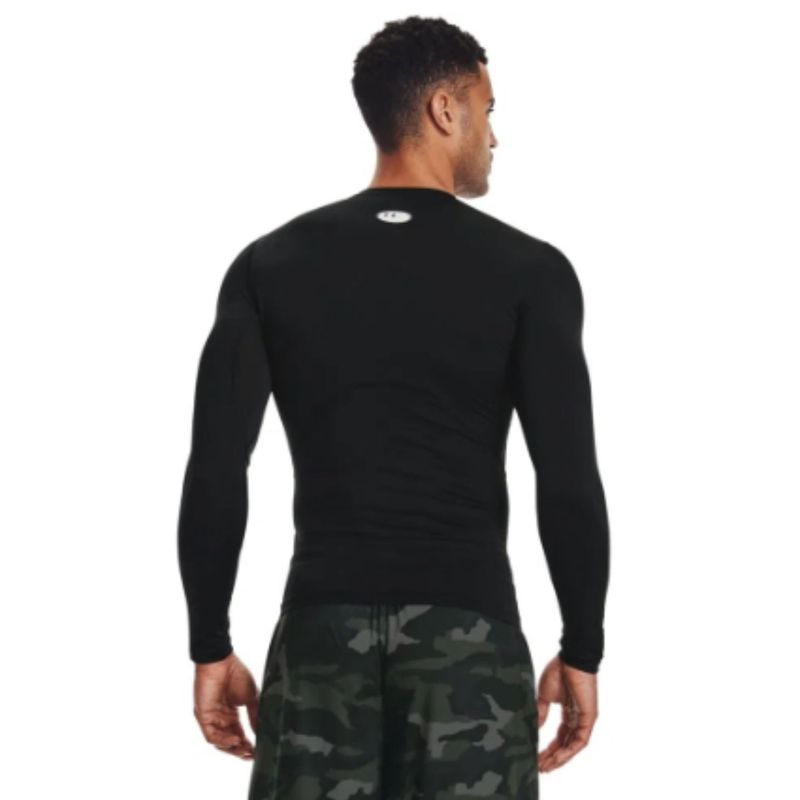 Camiseta De Compressão Under Armour Hg Comp Ls Masculina - Preta