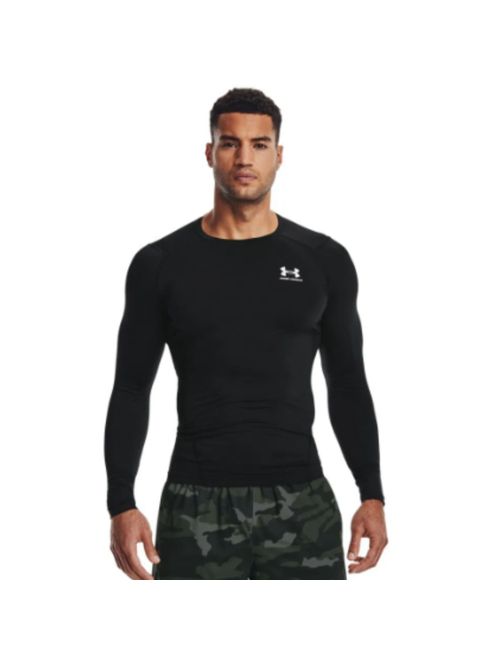 Camiseta Compressão Under Armour Hg Comp Ls Masculina - Preta