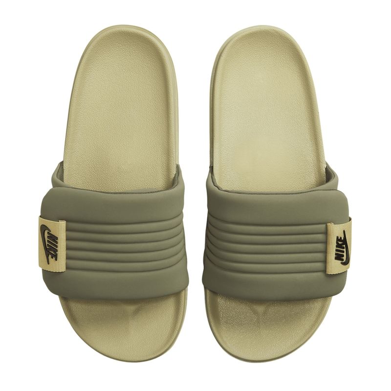 Chinelo nike branco e hot sale dourado