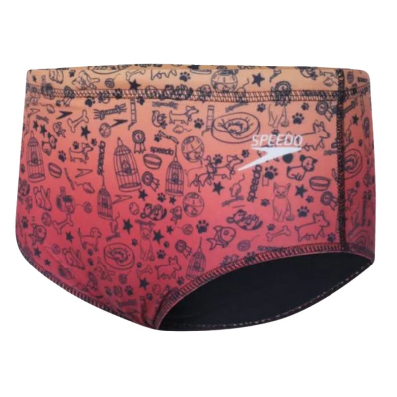 Sunga-Speedo-Tradicional-Degrade-Pets-Infantil---Laranja