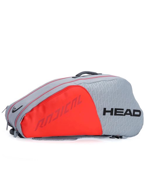 Raqueteira Head Radical 6R Unissex - Cinza/Laranja