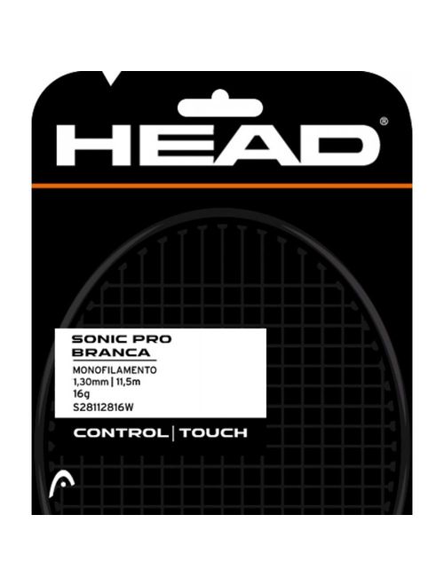 Corda Para Raquete Head Sonic Pro 16 Unissex - Branca