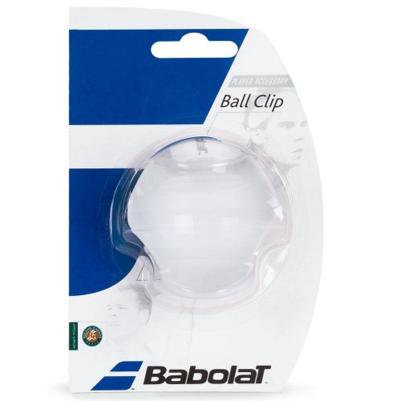 Suporte-Para-Bola-Babolat-Ball-Clip-Unissex---Branco-Preto