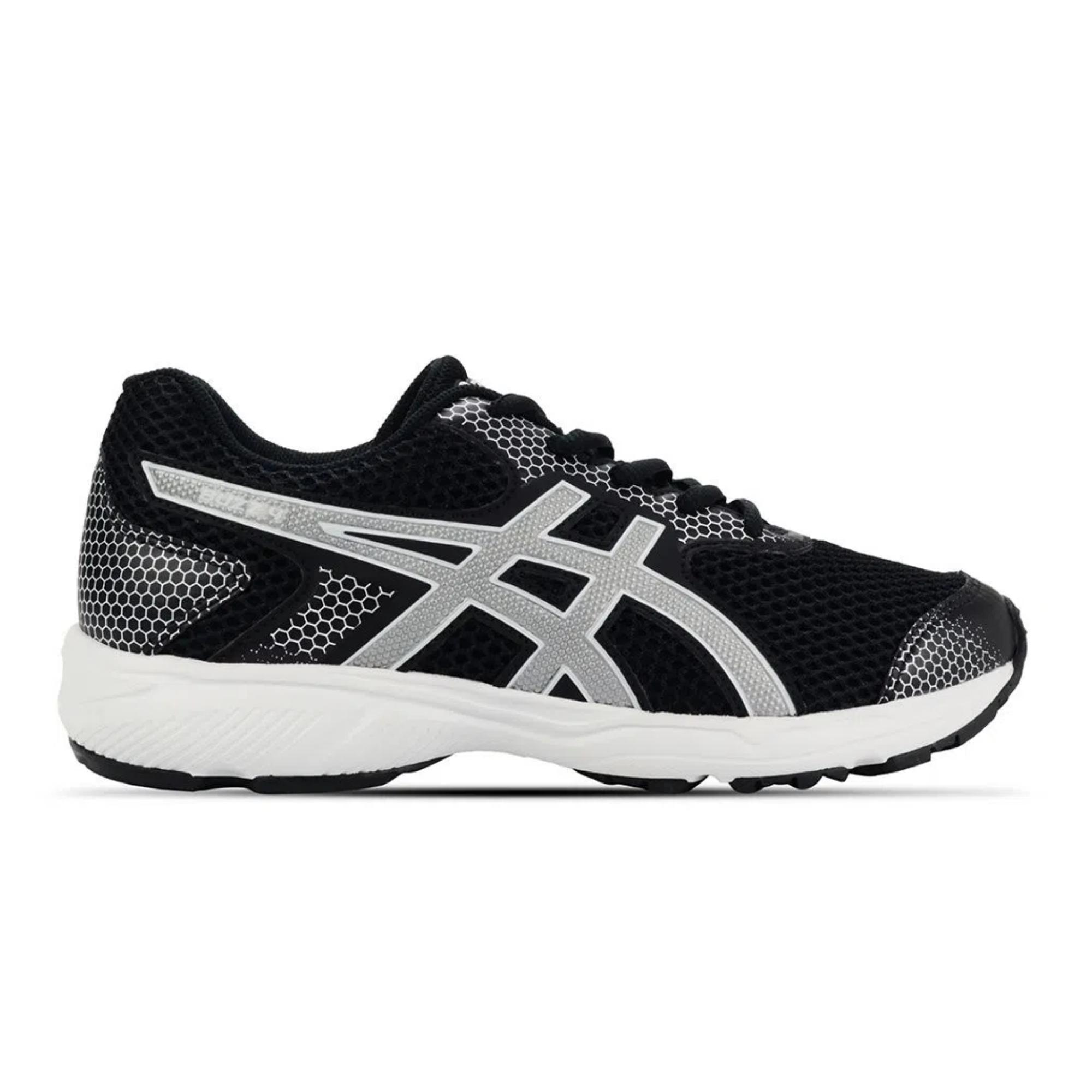 Asics best sale infantil preto