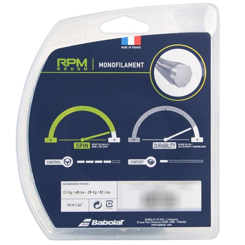 CORDA-BABOLAT-RPM-BLAST-ROUGH-UNISSEX---PRETA
