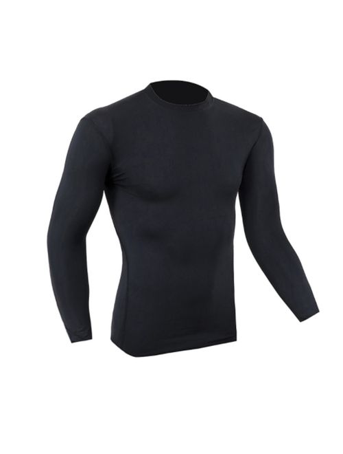 Camisa Segunda Pele Refactor Manga Longa Masculina - Preta
